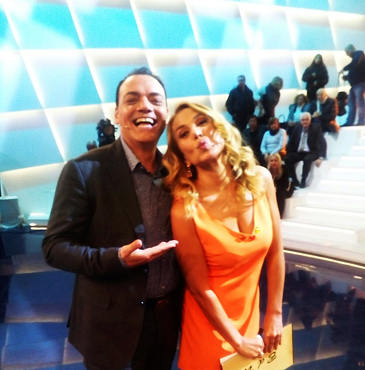 Con Barbara D'Urso