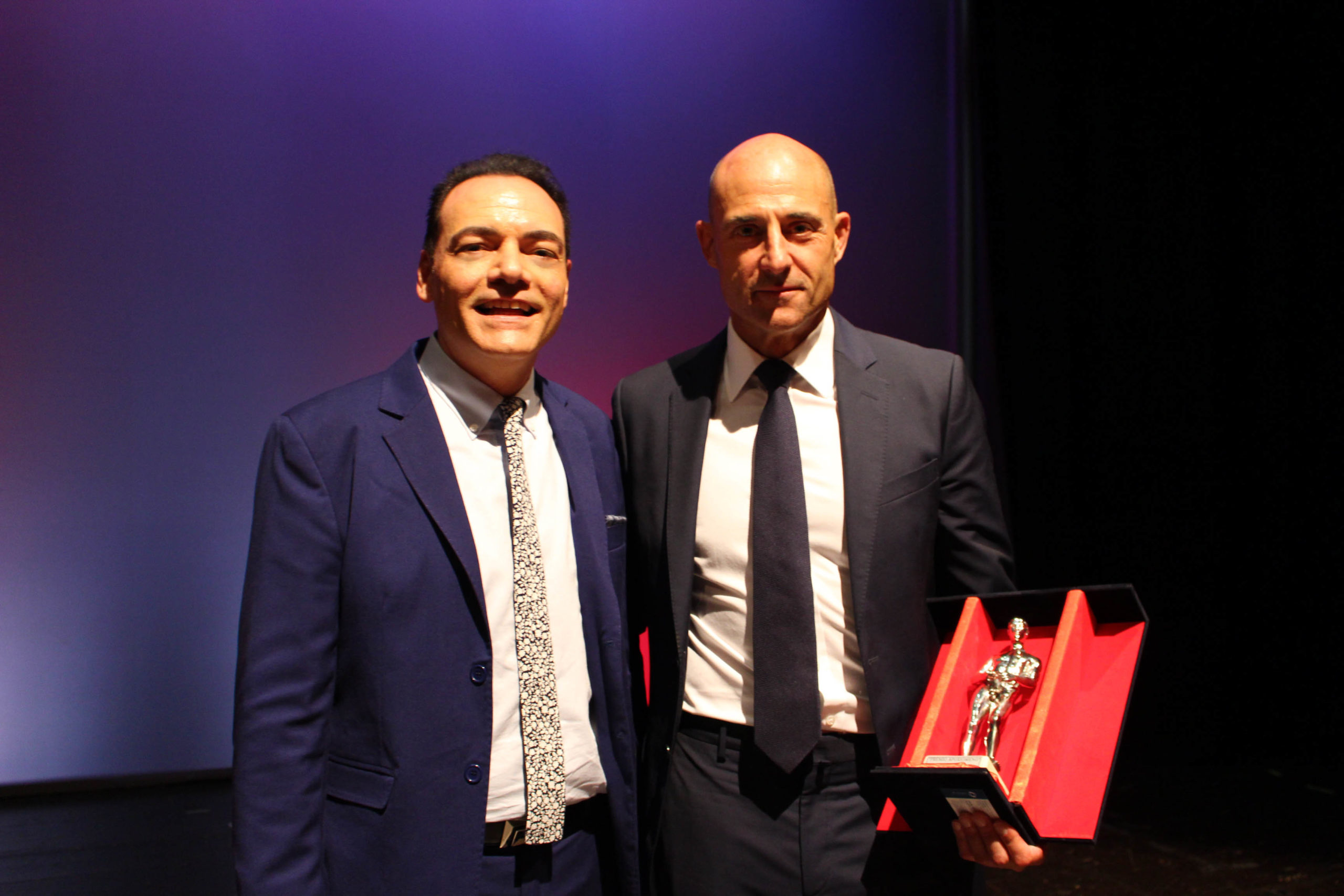 Con Mark Strong, protagonista di tanti film di successo come “The Kingsman”