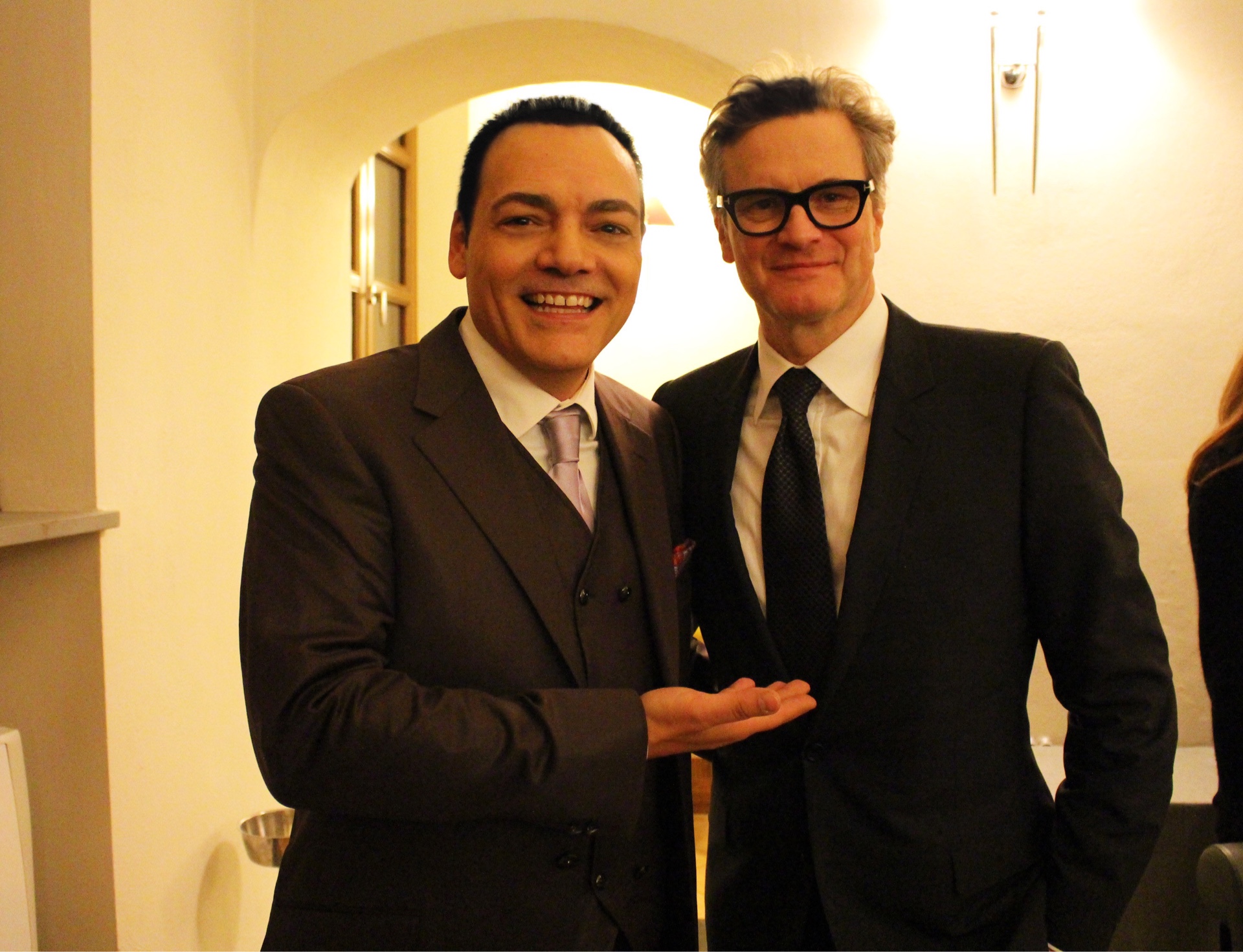 Con il Premio Oscar Colin Firth