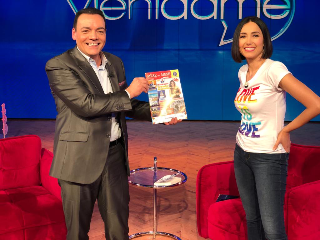 Con la conduttrice tv Caterina Balivo
