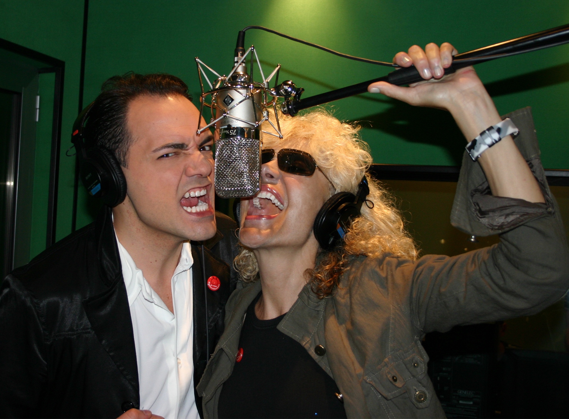 Igor Righetti con Donatella Rettore
