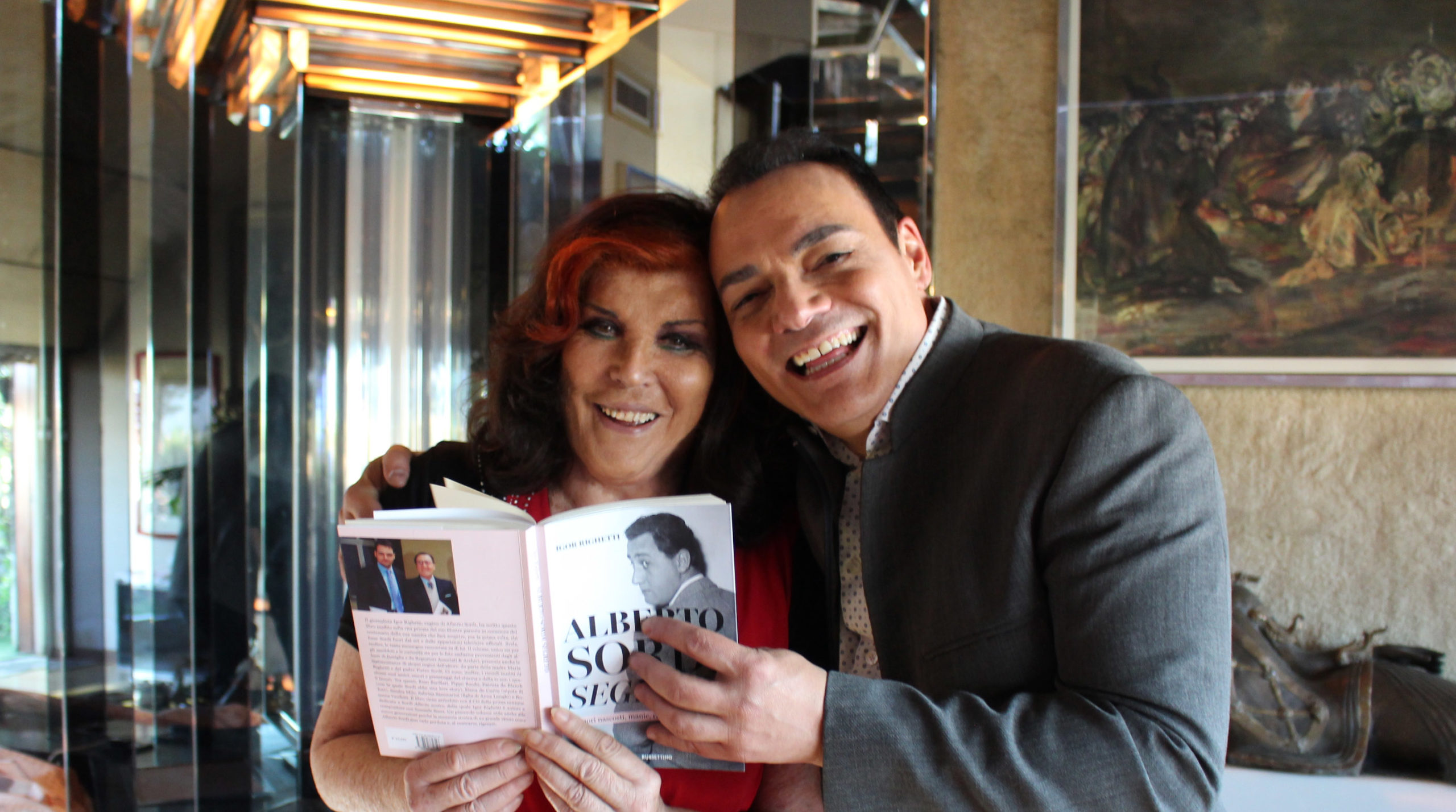 Igor Righetti con la contessa Patrizia de Blanck