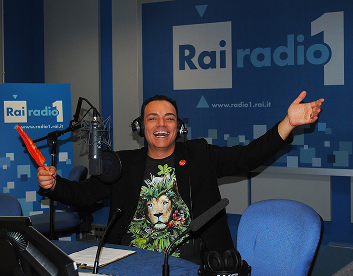Nello studio del ComuniCattivo a Rai Radio 1