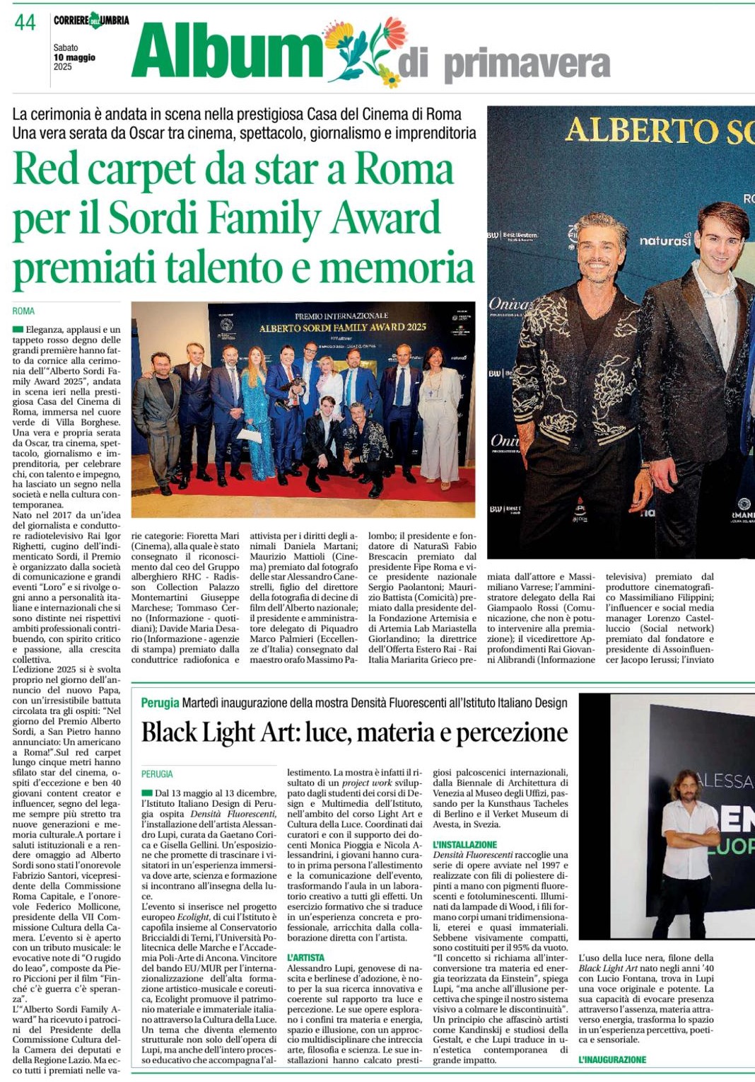 Corriere dell'Umbria — 10/05/2025 · pag. 1 di 2