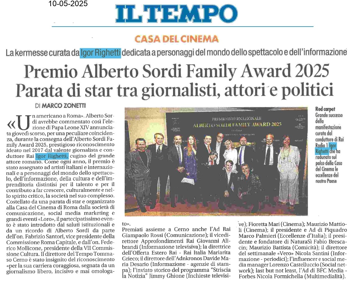 Il Tempo — 10/05/2025