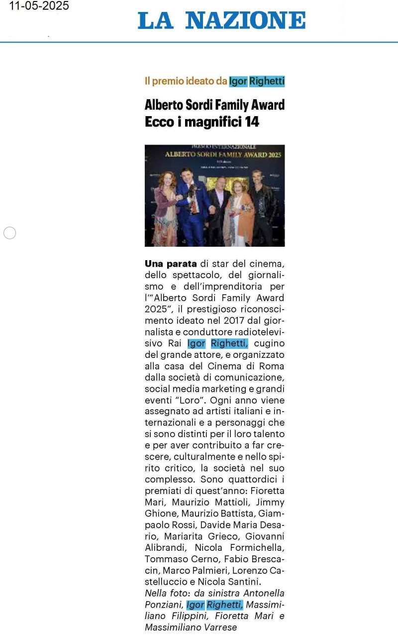 La Nazione — 11/05/2025