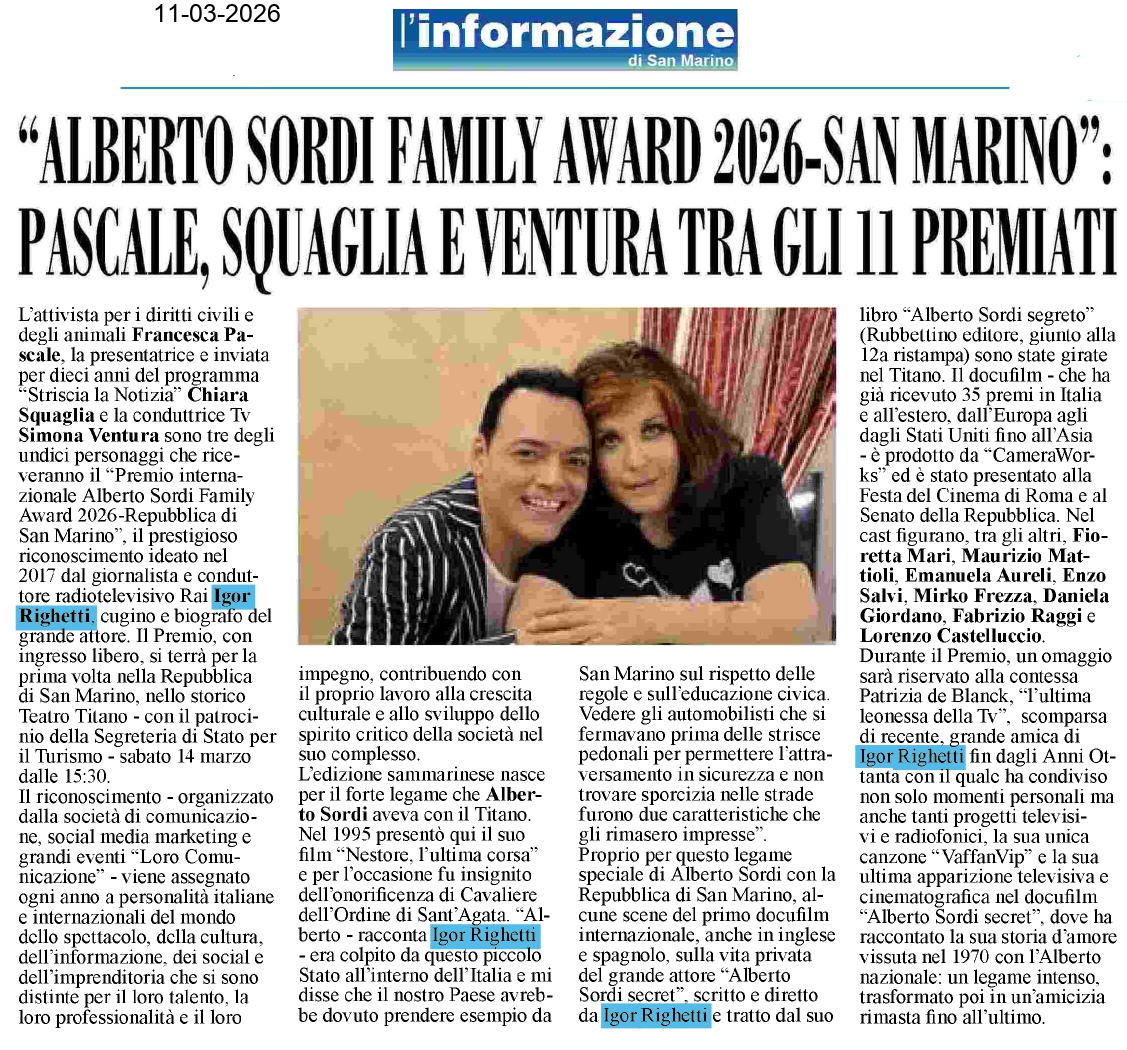L'Informazione di San Marino — 11/03/2026